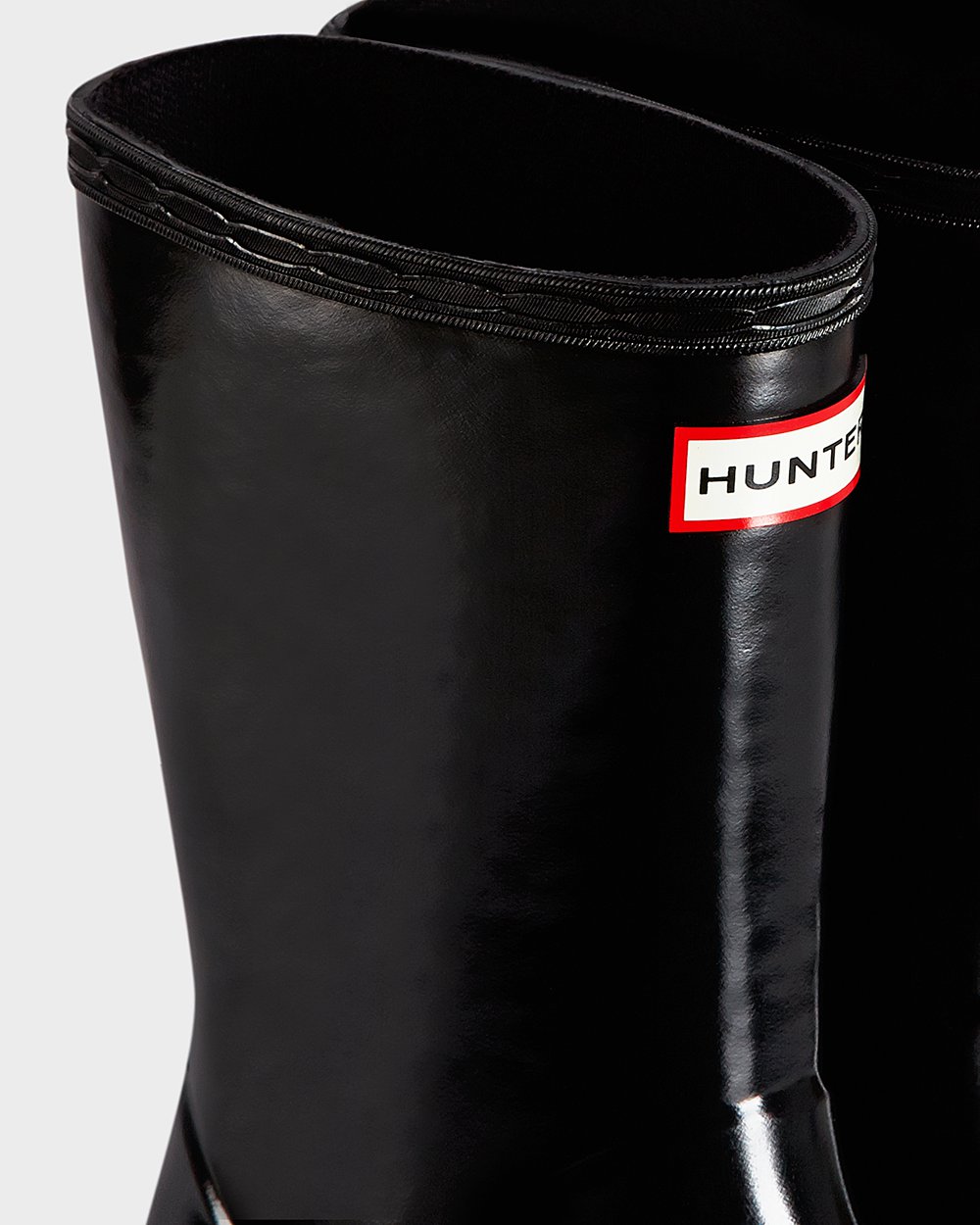 Botas De Agua Hunter Niños Original First Classic Gloss - Negras - Argentina 2153LCAFR